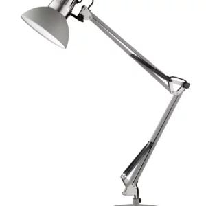 LED-Schreibtischlampe Pit Nickelfarben